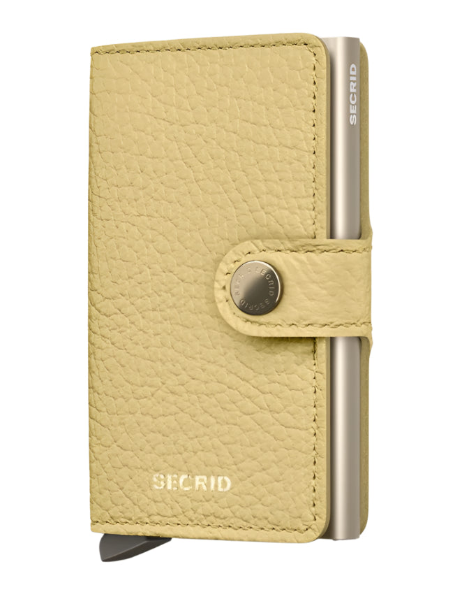 SECRID Miniwallet Pebble Butter Yellow