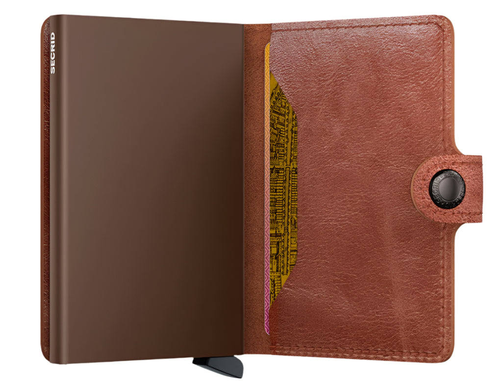 SECRID Miniwallet Vintage Cognac