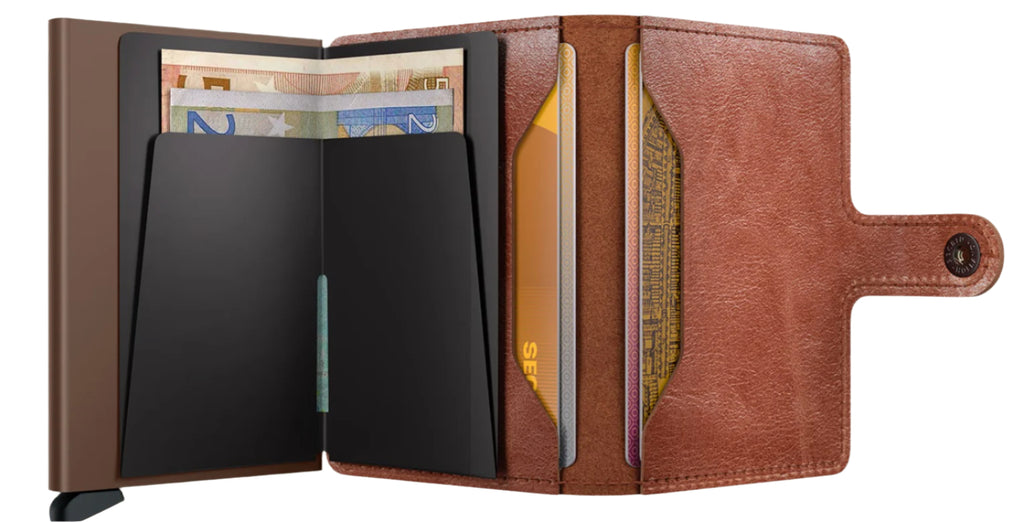 SECRID Miniwallet Vintage Cognac