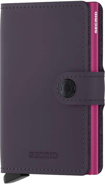 SECRID Miniwallet Matte Dark Purple Fuchsia