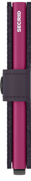 SECRID Miniwallet Matte Dark Purple Fuchsia