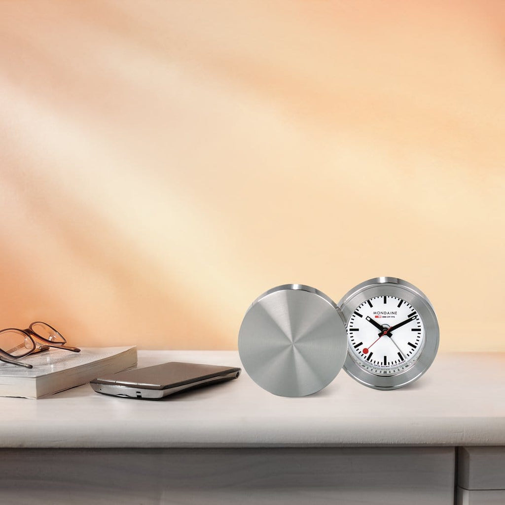 Mondaine Table and Alarm clock 50 mm - MSM.64410