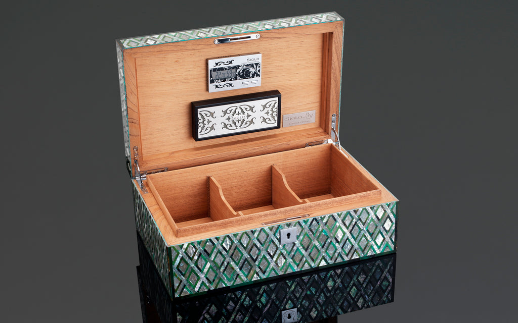 SIGLO SV Casa MOP Humidor - Green