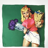 POCKET SQUARE 100% SILK - Pin Up Green