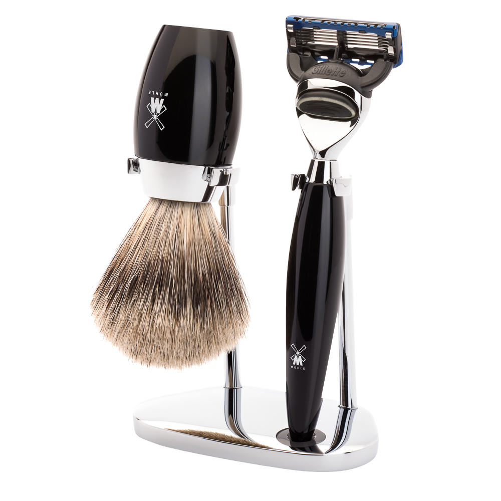 MUHLE - KOSMO Resin Shaving Set Brush and Fusion S 281 K 876 F