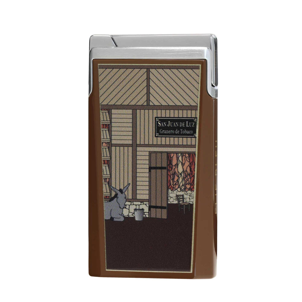 Elie Bleu - J15 Lighter, El Secadero, Brown Lacquer, Ltd Ed. EBJ1573