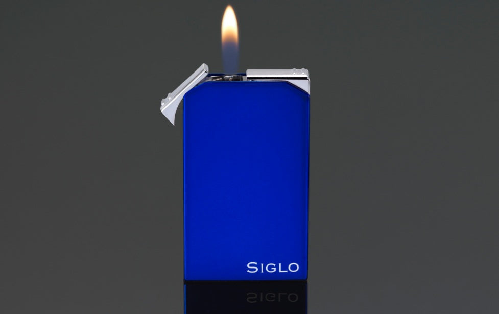 SIGLO Twin Flame Lighter Blue 10011508D