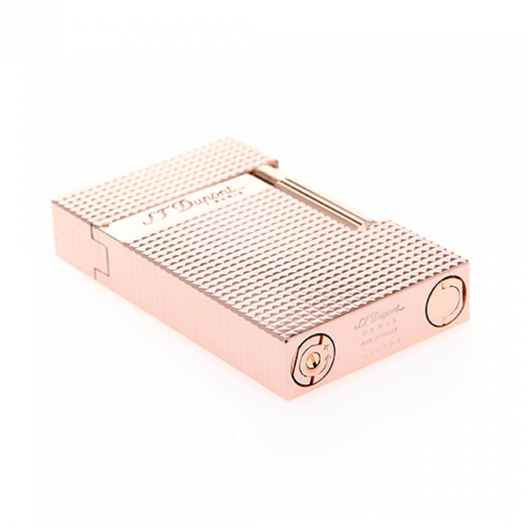 S.T. Dupont Line 2 Pink Gold Finish COTE D'AZUR Soft Flame Lighter 016424