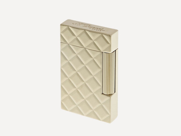 S.T. Dupont  LIGHTER LINE 2 SLIM QUILTED YELLOW GOLD 017082
