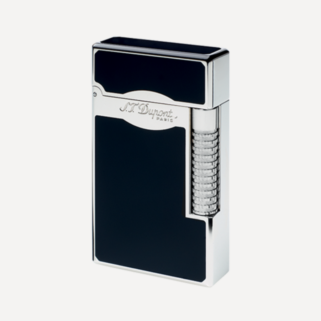 S.T. Dupont Line 2 Le Grand Black and Palladium Soft Flame Lighter 023010