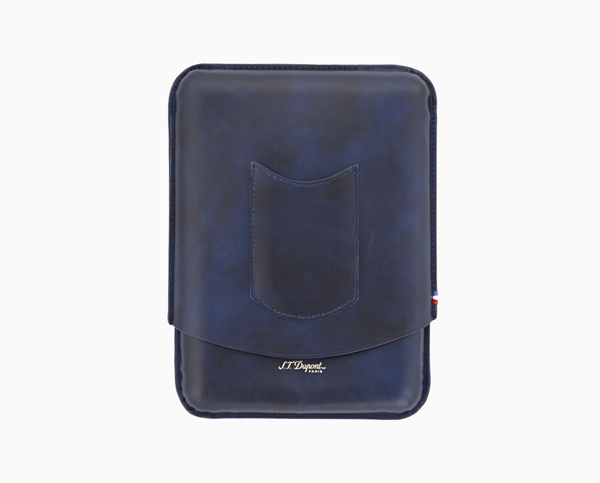 S.T. Dupont DARK BLUE 5 CIGAR CASE 183123