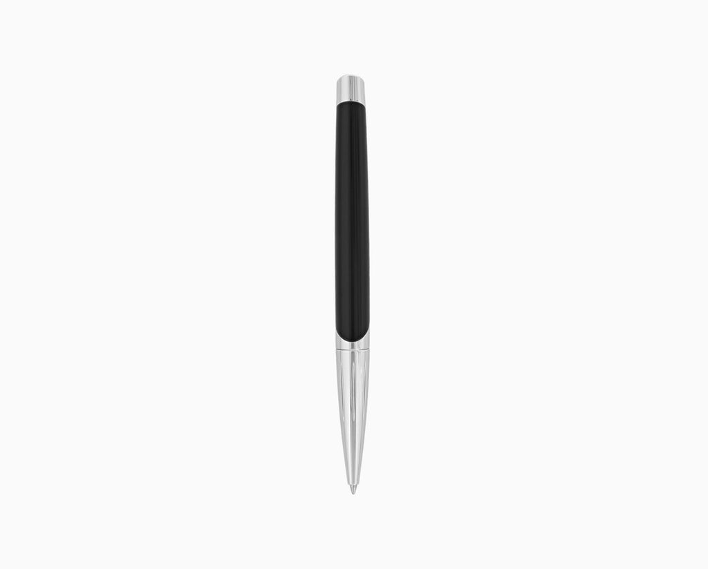 S.T. Dupont SILVER AND BLACK BALLPOINT PEN 405706