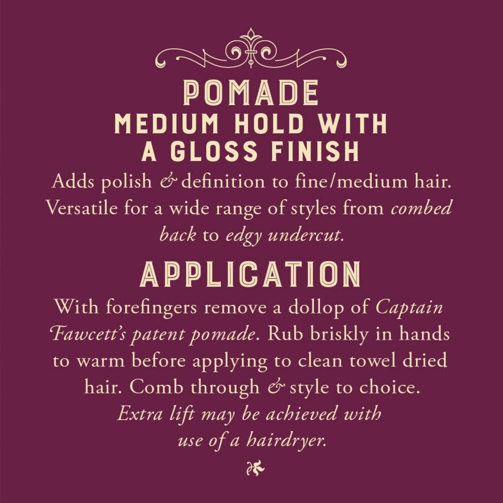 Captain Fawcett's Classic Pomade Burgundy 100g