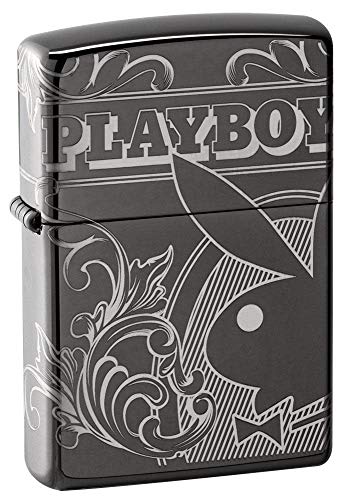 Zippo Playboy Black Ice Pocket Lighter 49085