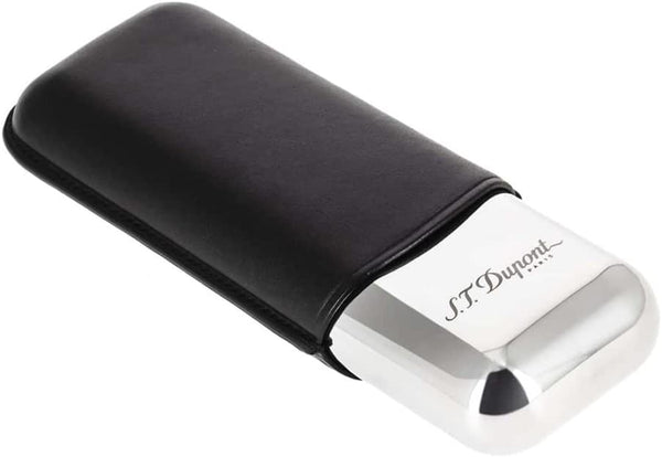 S.T. Dupont 2 CIGAR CASE  BLACK 183010