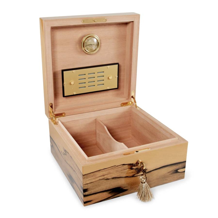 Elie Bleu Royal Ebony Wood Humidor for 75 cigars NO15EBR075S