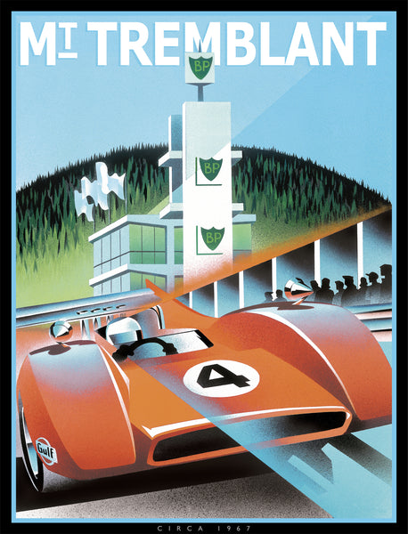 Alain Levesque Limited Edition Signed Poster Mont Tremblant McLaren