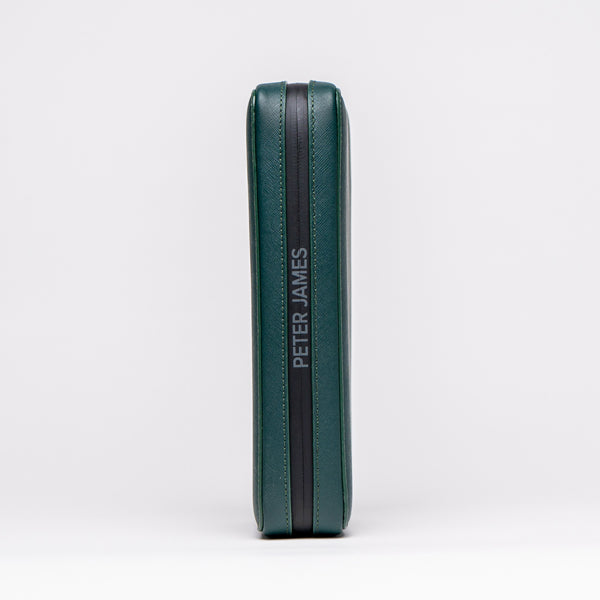 Peter James Black Label Cigar Carry Case - Forest Green