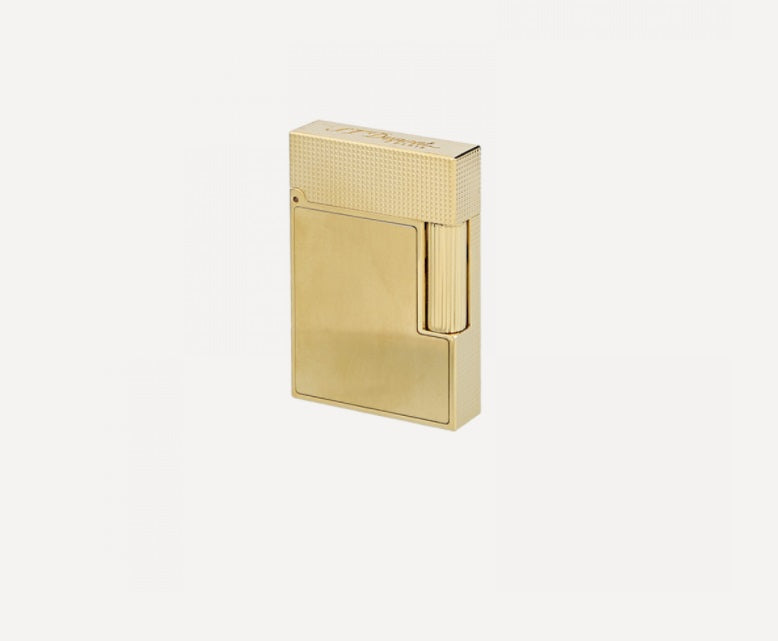 Anmelder Indføre Mammoth S.T. Dupont LIGHTER LIGNE 2 SMALL BRUSHED YELLOW GOLD - C18602 - Fourteen  Ninety Two