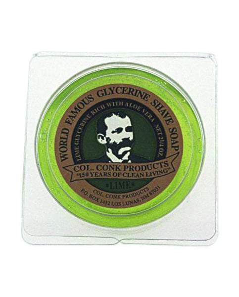 Colonel Conk Lime Glycerin Shave Soap (64g/2.25oz)