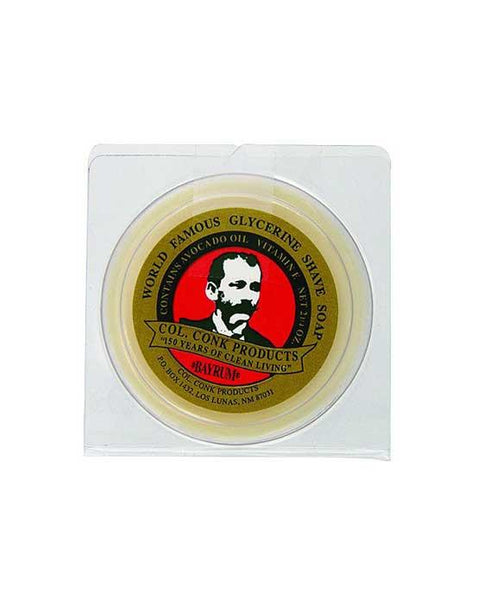 Colonel Conk Bay Rum Glycerin Shave Soap (64g/2.25oz)