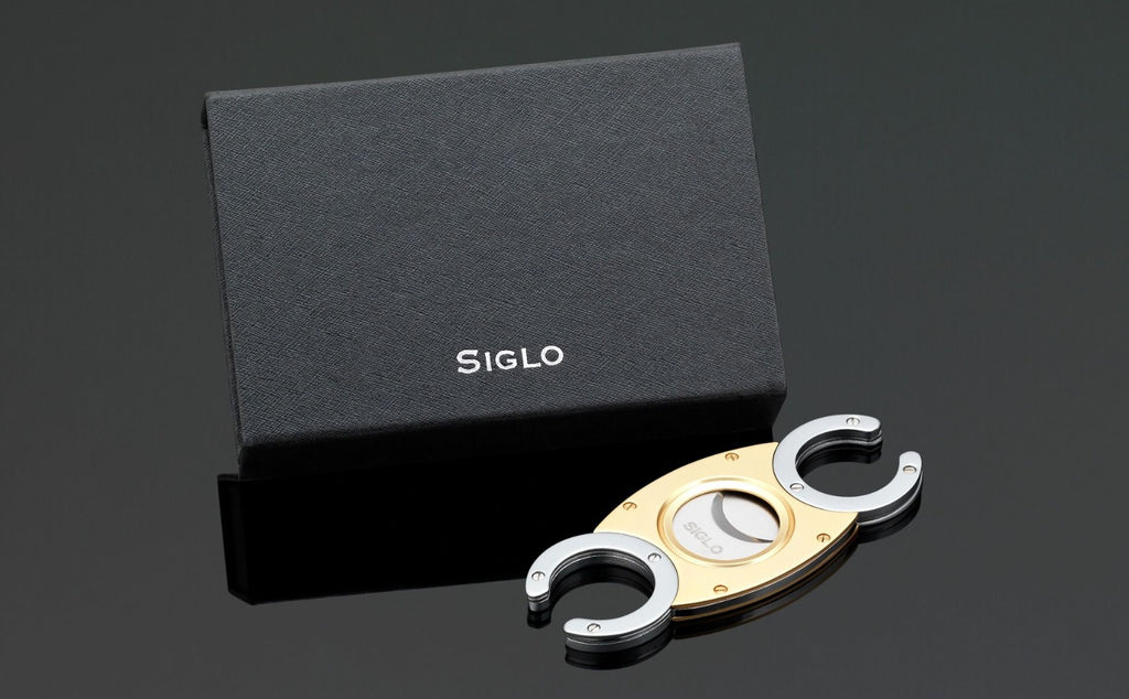 SIGLO CC Twin Blade Cutter - Gold Body w/ Silver Handle