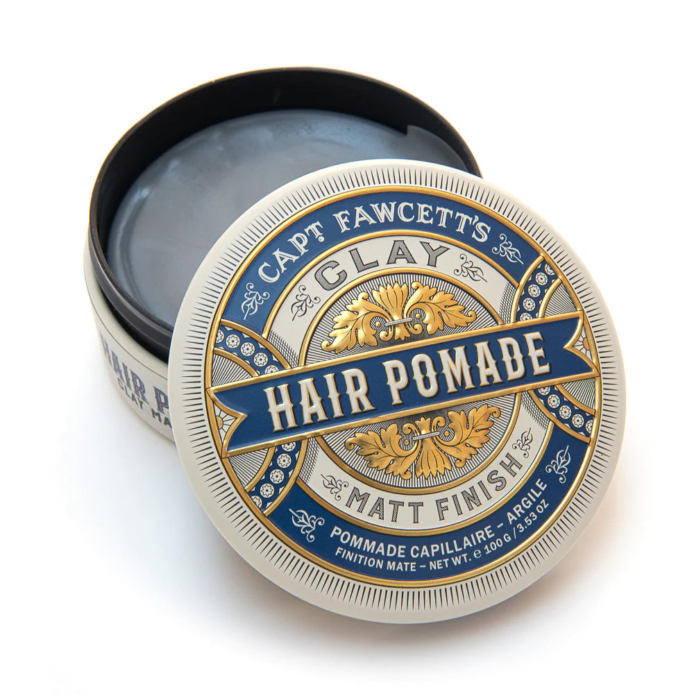 Captain Fawcett's Matt Clay Pomade Blue 100g