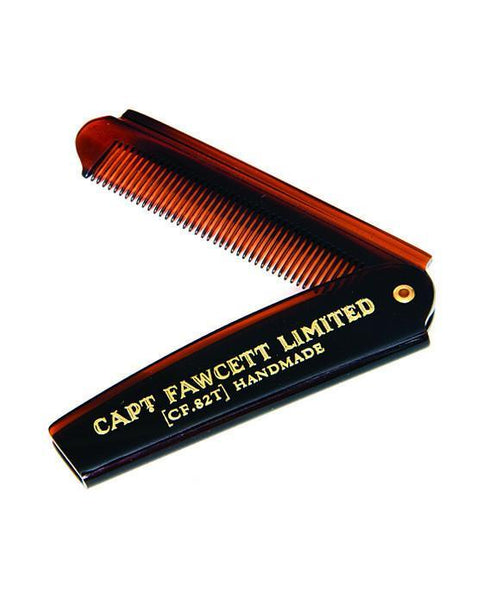 Captain Fawcett's Folding Pocket Beard Comb