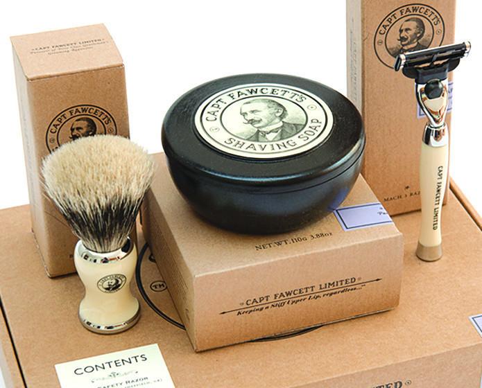 Captain Fawcett's Shaving Box Gift Set