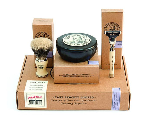 Captain Fawcett's Shaving Box Gift Set