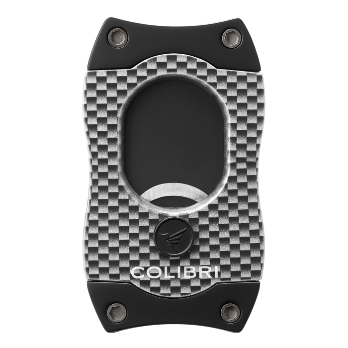 Colibri S-Cut Cigar Cutter Carbon Fiber White CU500T31