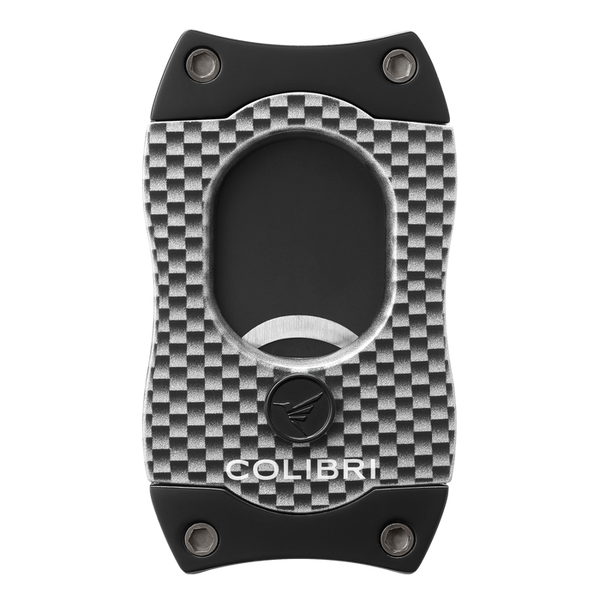 Colibri S-Cut Cigar Cutter Carbon Fiber White CU500T31