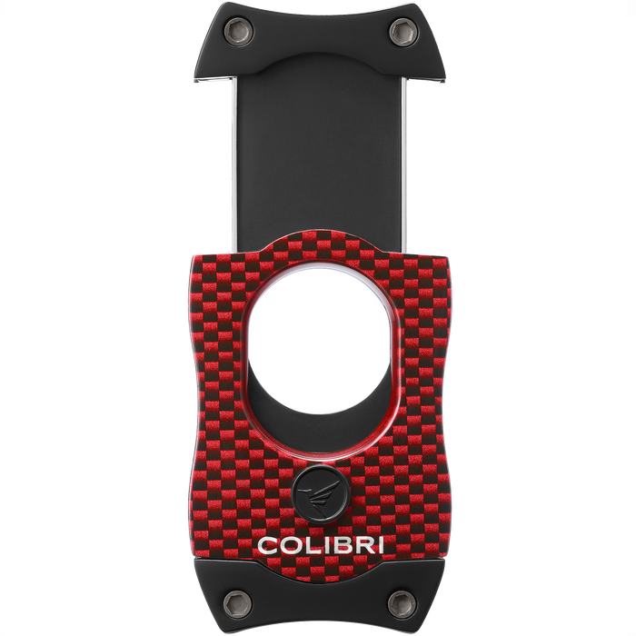 Colibri S-Cut Cigar Cutter Carbon Fiber Red CU500T32
