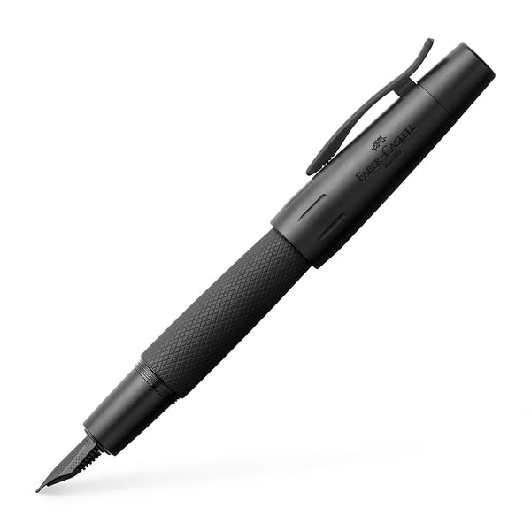 Faber-Castell e-motion Fountain Pen, Pure Black - Medium - #148620