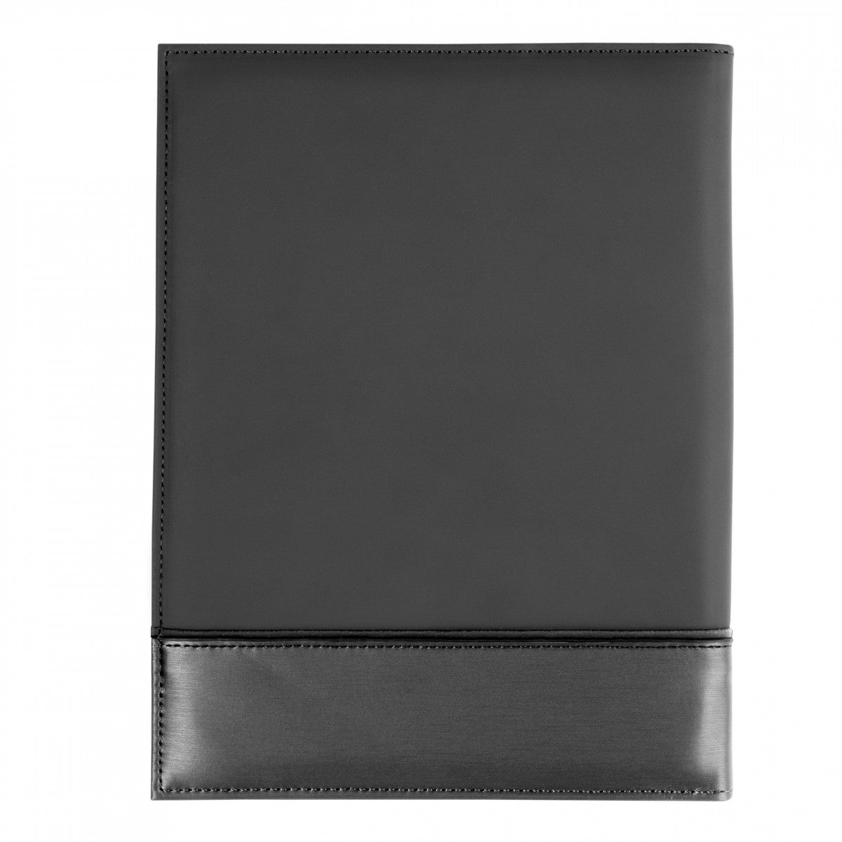 Grey Library Folder Hugo-Boss-Explore-Brushed-Grey-Folder-A5 - Fourteen Ninety Two