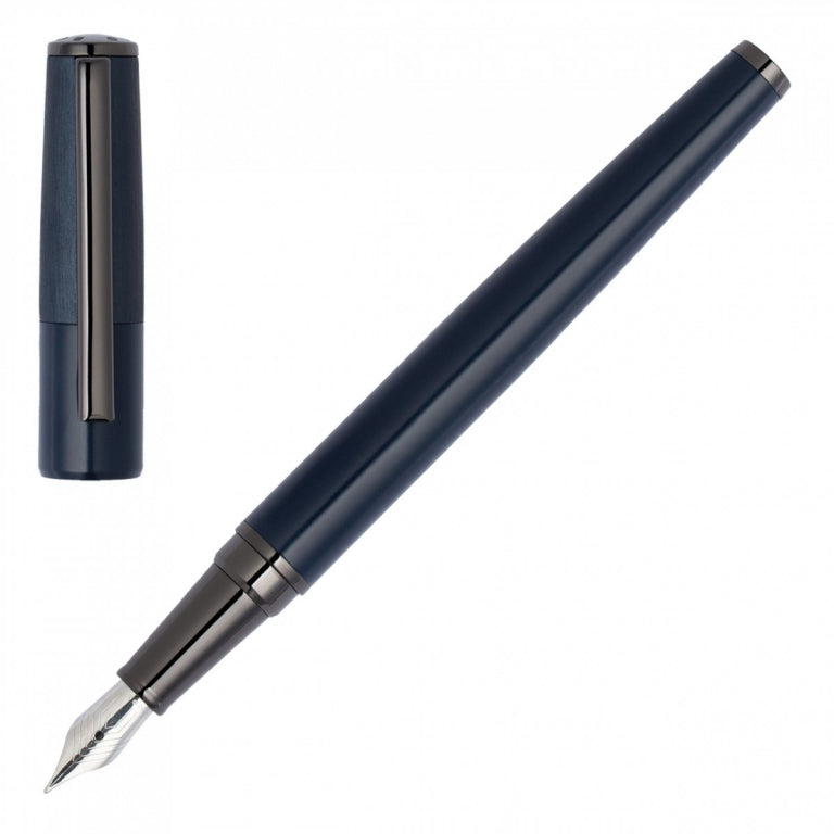 Hugo Boss Gear Minimal All Navy Fountain Pen HSN1892N