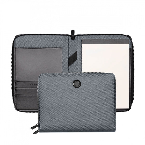 VISCONTI - A4 Zipped Document Folder - Genuine Leather - Executive