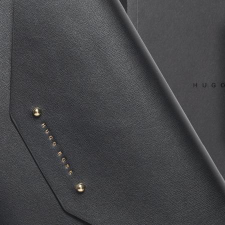 Hugo Boss Elegance Black A5 Folder HTM907A