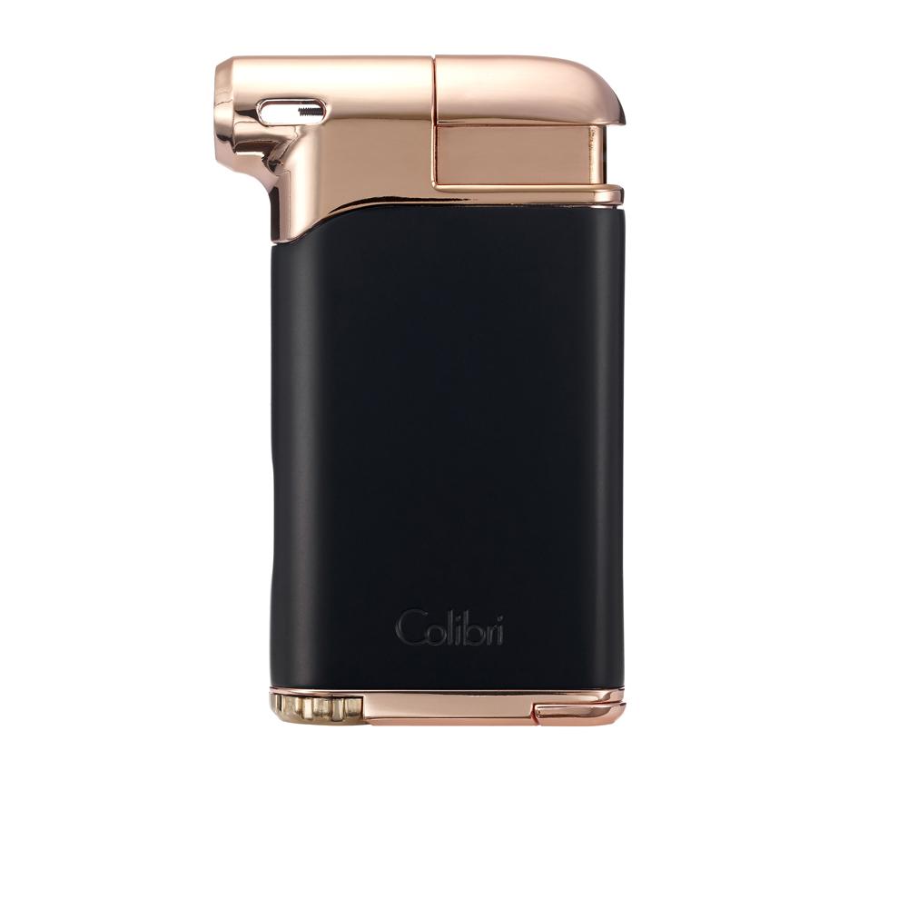 Colibri Pacific Air Pipe Lighter Black and Rose Gold LI400C9