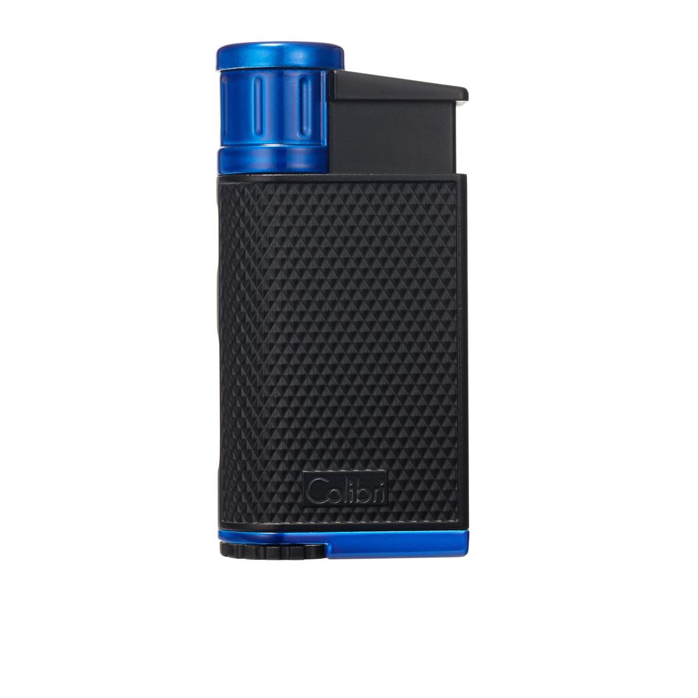 Colibri Evo Black and Blue Torch Lighter LI520C3
