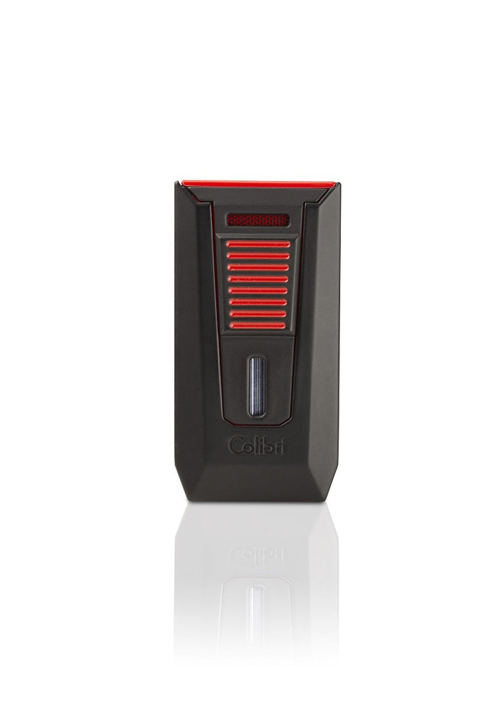 Colibri Slide Black and Red Torch Lighter and Punch LI850T14