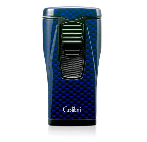 Colibri Monaco Carbon Fiber Lighter Blue LI880T13