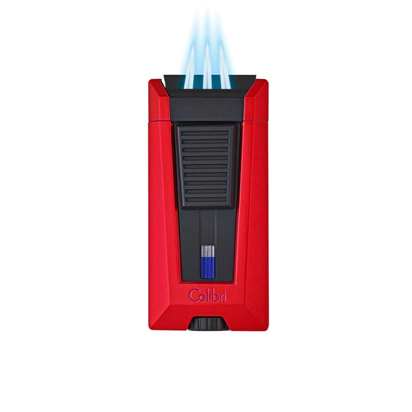 Colibri Stealth 3 Flame Metallic Red Lighter LI900T3