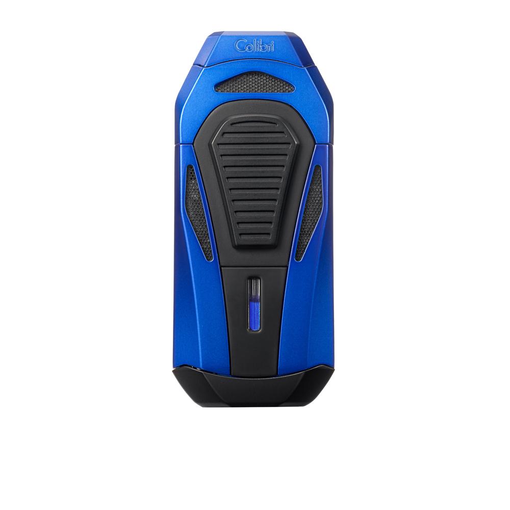 Colibri Boss Blue and Black Triple Flame Torch Lighter and Cutter LI950T4