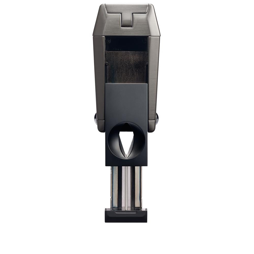 Colibri Quantum Gunmetal and Black Triple Flame Torch Lighter and V-Cut LI970C3