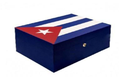 Large Cuban Flag Humidor