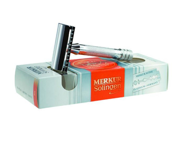 Using A Merkur Mustache Razor Merkur-33C-Double-Edge-Safety-Razor-Straight-Cut-Chrome - Fourteen ...