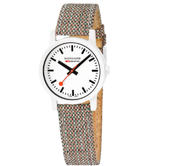 Mondaine ESSENCE 32mm, sustainable watch for women, MS1.32110.LG