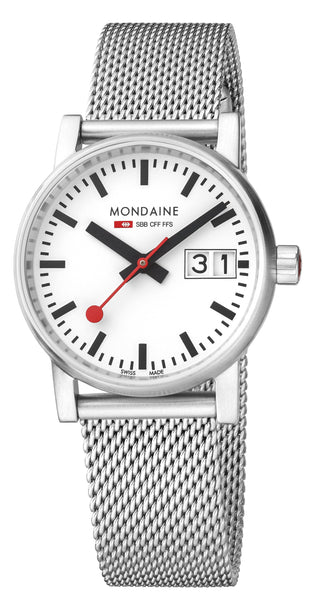 MONDAINE evo2, 30mm, stainless steel watch for women, MSE.30210.SM