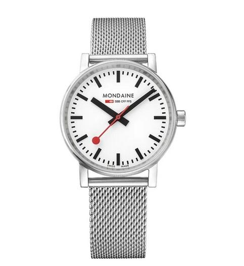 MONDAINE evo2, 35mm, stainless steel watch, MSE.35110.SM
